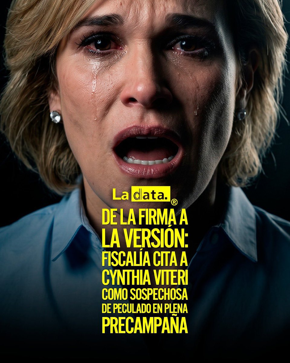 galosanchez20's tweet photo. El 9 de julio, Cynthia Viteri era el enemigo público número uno: sospechosa de peculado, acorralada por la Fiscalía y retratada por los medios aliados al gobierno con su peor cara de desesperación. Ya le preparaban el uniforme naranja.
Pero 6 días después, se une a ADN, y milagrosamente todo se cura de inmediato. El 16 de julio, el mismo medio que la quería ver presa nos la vende como el rostro de la "experiencia" en una foto de portada impecable.
Vomitivos! Son vomitivos!