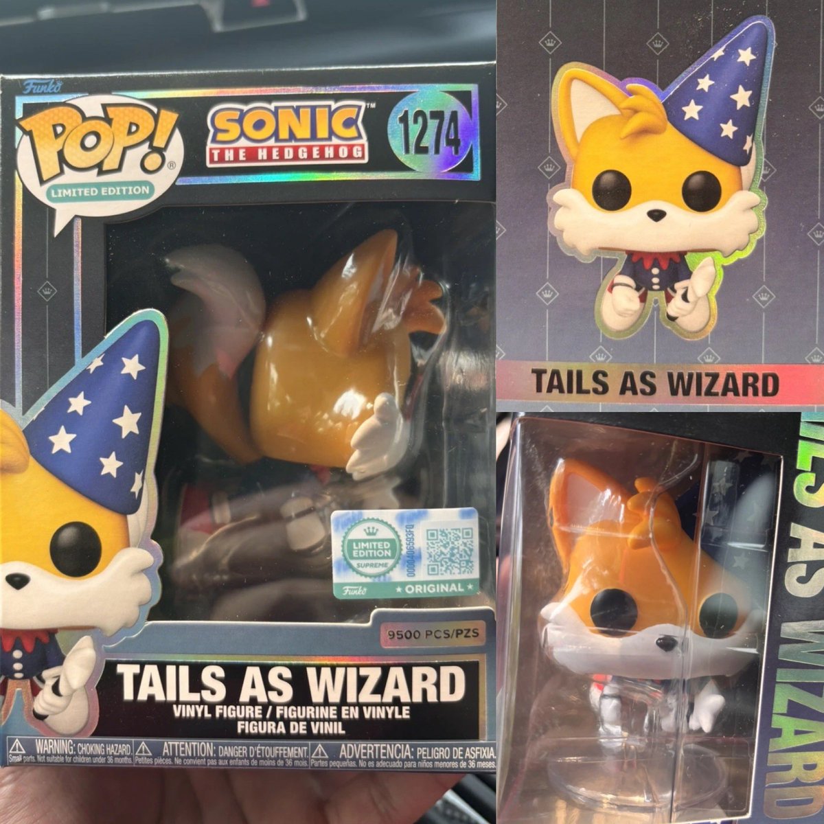 DisTrackers's tweet photo. First look at GameStop exclusive LE 9500 Tails as Wizard! Expected to release early August.
.
Credit eBay seller stefffy13 
#Sonic #Tails #SonicTheHedgehog #Funko #FunkoPop https://t.co/fIn7rFcuoP