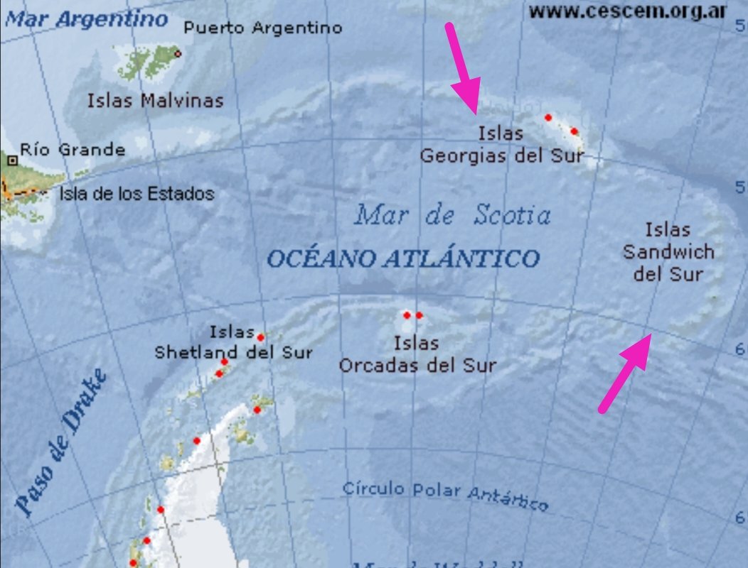 Zepperonia's tweet photo. Dejo ésto por acá para recordarles que las islas Georgias y Sandwich del sur también nos pertenecen🇦🇷 https://t.co/GoVctwUuwd