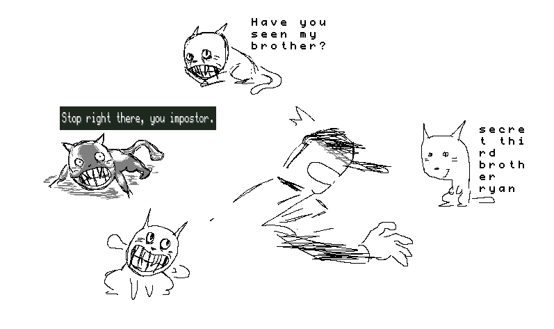 DarkWorldz95's tweet photo. I really should draw the other OFF characters but these 2 are just so fun to doodle https://t.co/xaDESh2CWt