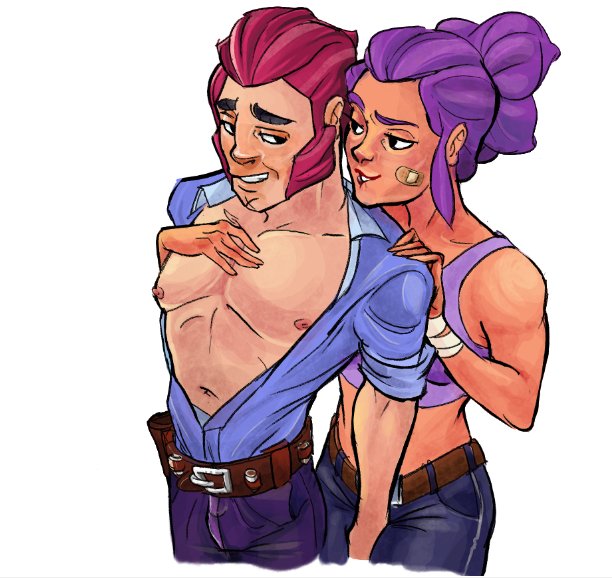 Zackiwi4's tweet photo. Colt x Shelly 😏 What do you think of that couple? #brawlstars #coltxshelly https://t.co/WEdPGlyYrN