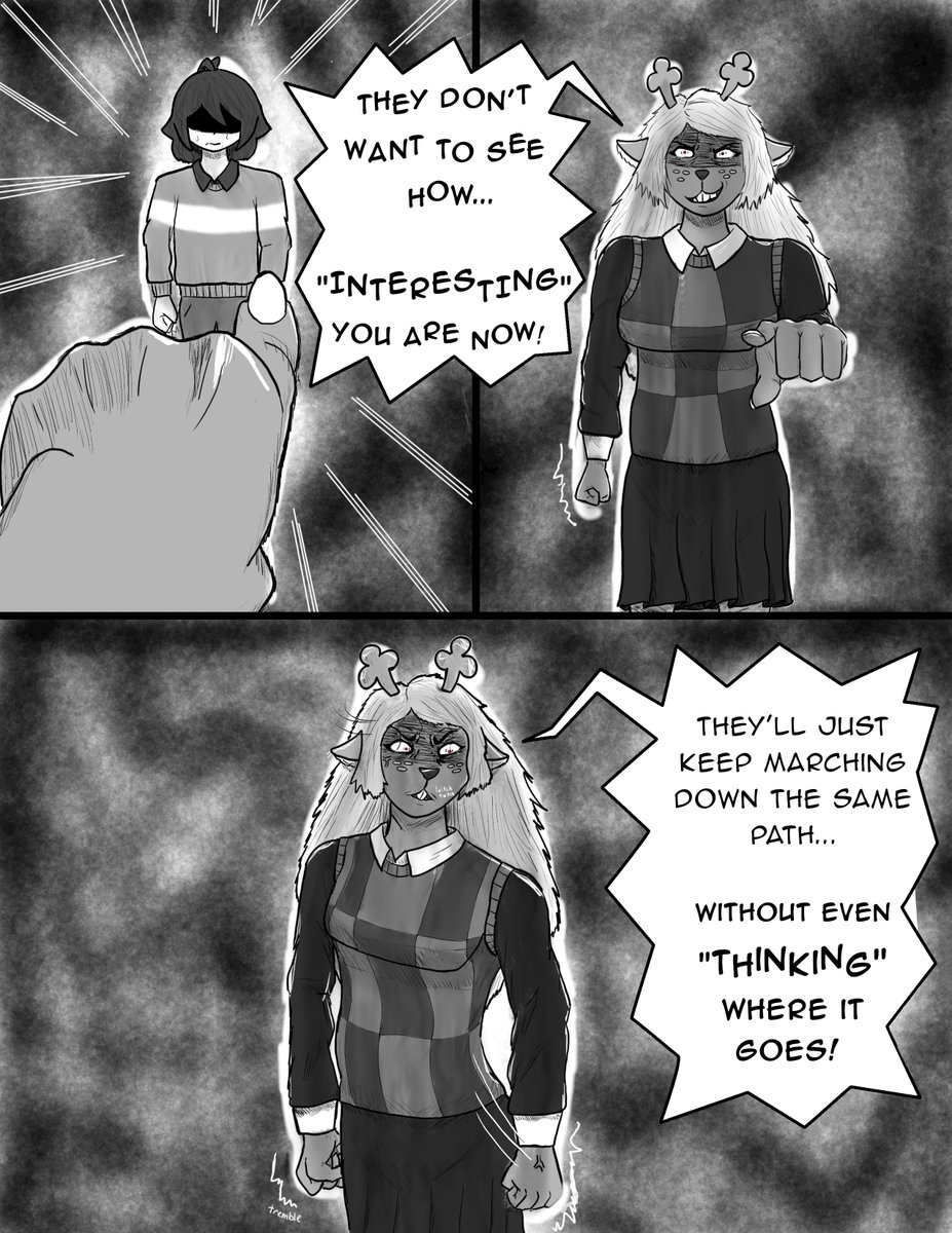 KFrodoodles's tweet photo. #deltarunespoilers #deltarune #kriselle #weirdroute Part 3 of Depths of Hell. It only gets worse from here. https://t.co/avVCWvKyWT