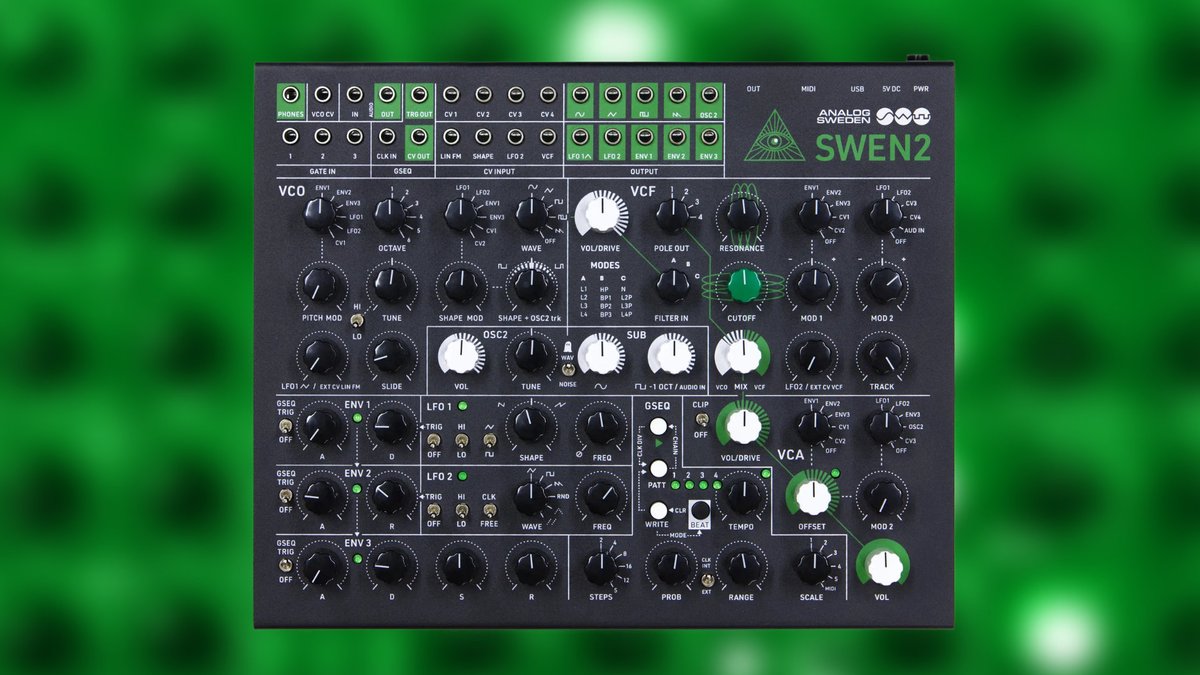 synthanatomy's tweet photo. Analog Sweden SWEN2 is available now: the evolution of the SWENIGISER analog Synthesizer https://t.co/E3Scra1LqB
#synthesizer #synth #synthesizers #analogsynth #synthanatomy https://t.co/16NELRqVfx