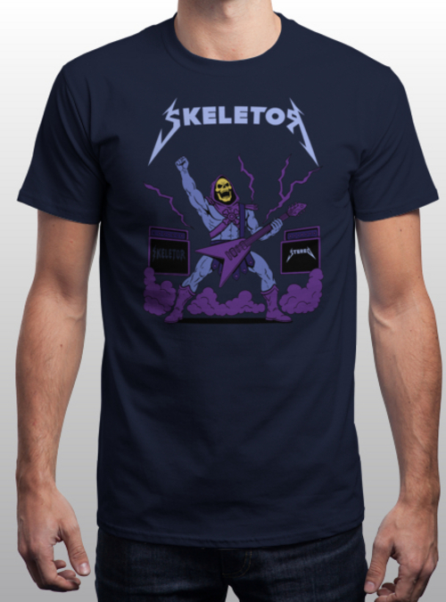 qwertee's tweet photo. "Skeletor Rocks" is today's tee on https://t.co/LdSWa6Ss6H RePost for a chance at a FREE TEE! https://t.co/sSATafQT1P