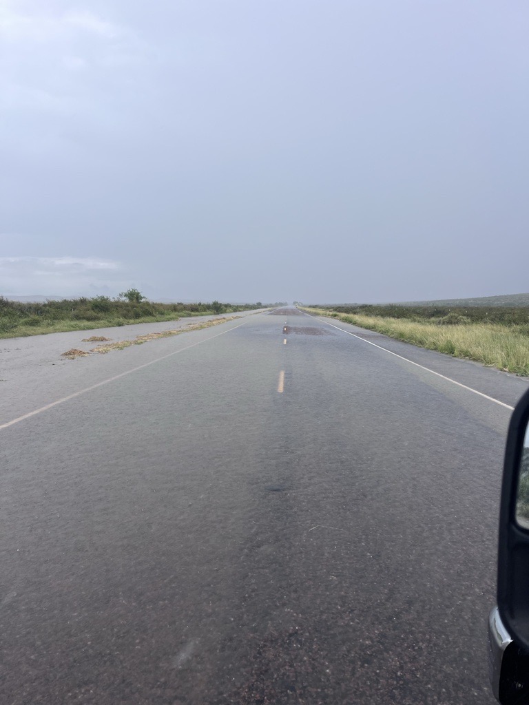 txdotelp's tweet photo. US 385 MM 518-528 south of Marathon, water on road. https://t.co/U503gMRSVT