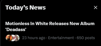 INVALIDSRXTTING's tweet photo. Motionless in White is releasing WHAT https://t.co/LzurqCw58b