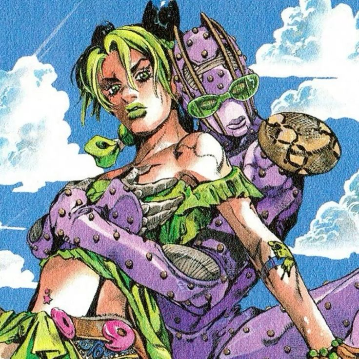 bravexkaiser's tweet photo. i reallyyy adore how araki illustrates stands with their users...theyre always so close its so cute https://t.co/tKK69dBWuW