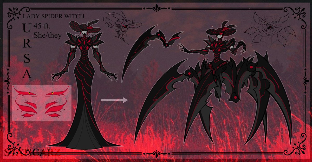 Static_Arz's tweet photo. The Spider Witch, Ursa 🕷
#MetalCardbot #메탈카드봇 #oc https://t.co/sGWdZBIjJR