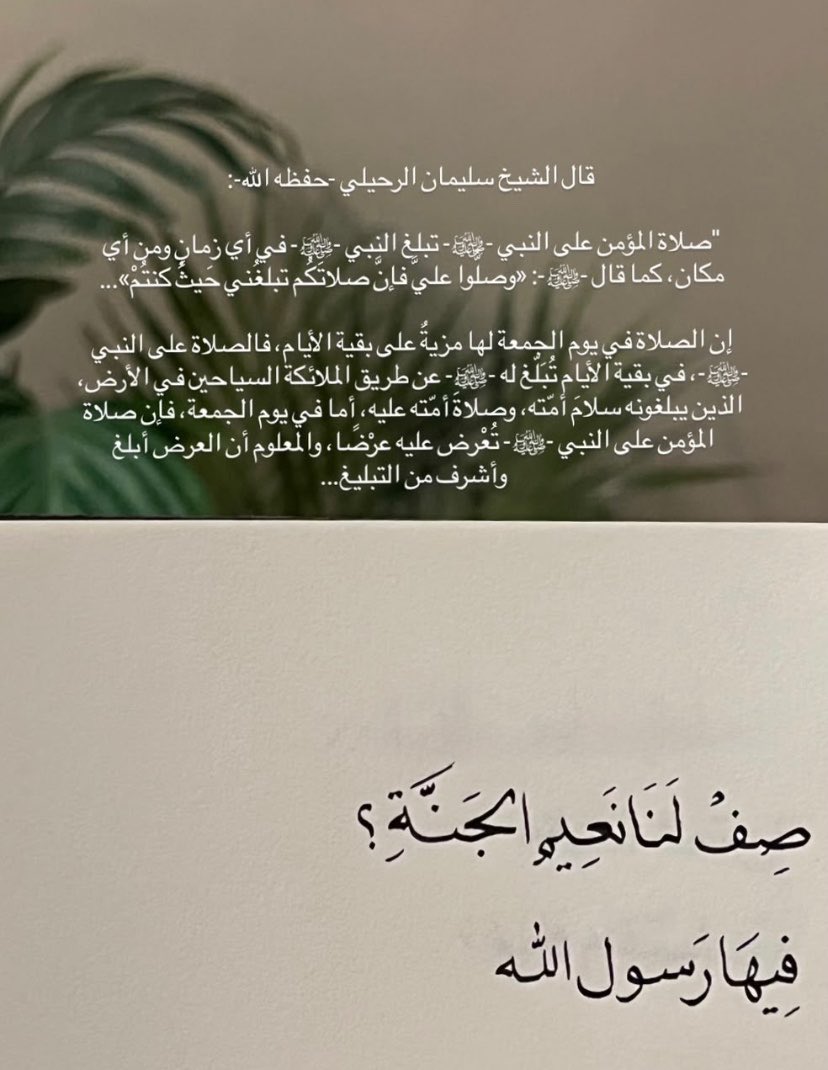 _naf04's tweet photo. قيل صف لنا نعيم الجنّة؟ 
قال : فيها رسول الله ﷺ♥️. https://t.co/CTWDEfliNt