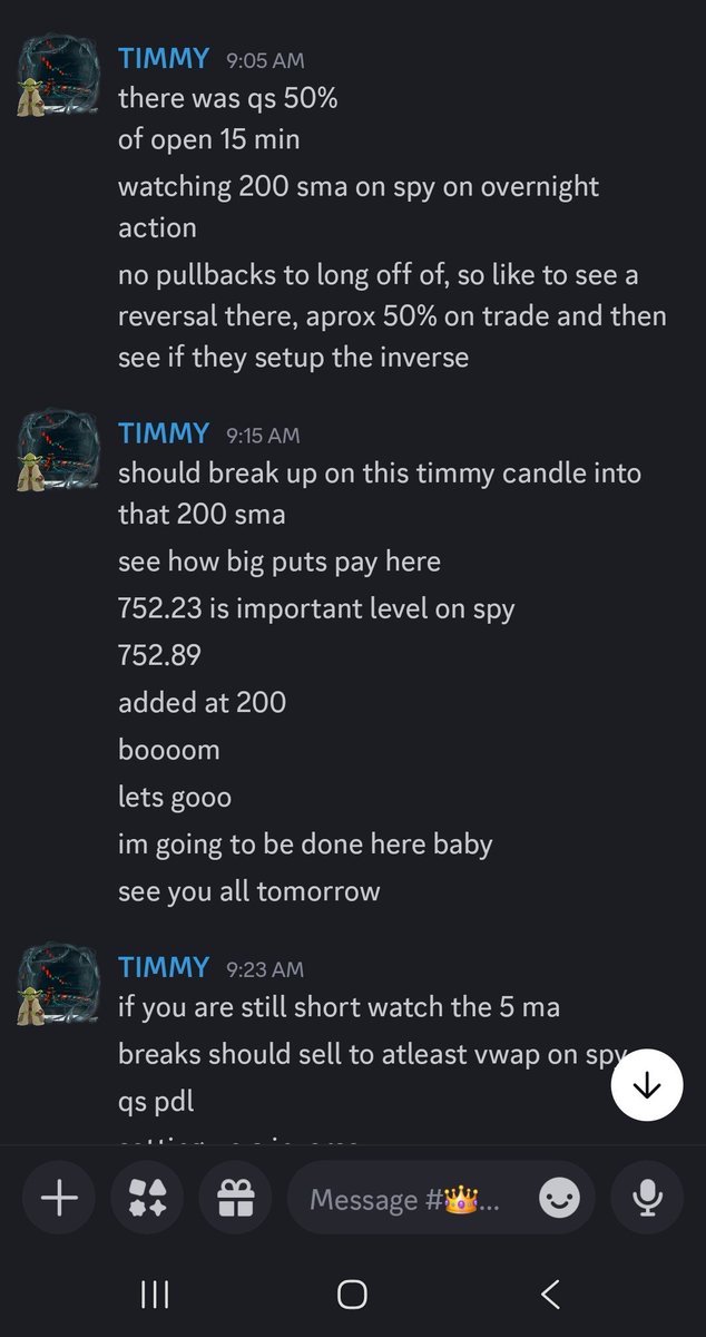 OUTCAST_TRADERS's tweet photo. $spy $qqq like I said I could post this stuff everyday. @BIGTIMMYHEDGE hard hold easy money https://t.co/NzuG3LzKfs