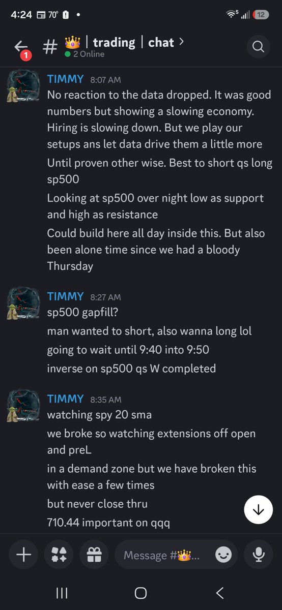 OUTCAST_TRADERS's tweet photo. $spy $qqq like I said I could post this stuff everyday. @BIGTIMMYHEDGE hard hold easy money https://t.co/NzuG3LzKfs