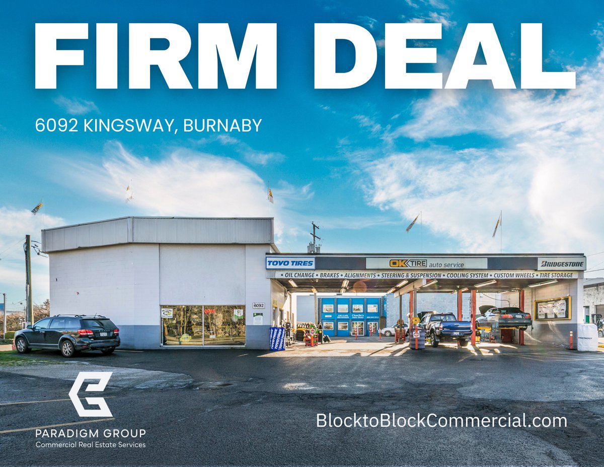 SamEmam's tweet photo. Firm Deal - 6092 Kingsway, Burnaby

Get in touch with us:
Sam Emam Personal Real Estate Corporation 604.420.4205
https://t.co/AmD8GuG59R

#Burnaby #CRE #IndustrialRealEstate #RealEstateInvesting https://t.co/Pp7JhFOUM1