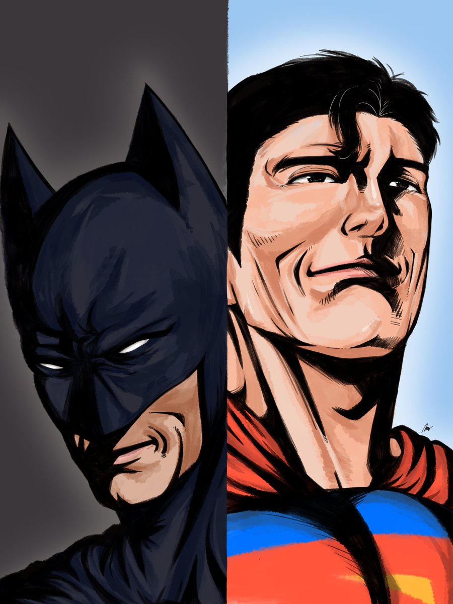 fwaechiii's tweet photo. True Punkrockers. #superman #batman #dc #digitalartㅤㅤㅤㅤ https://t.co/PR1OdUpegC