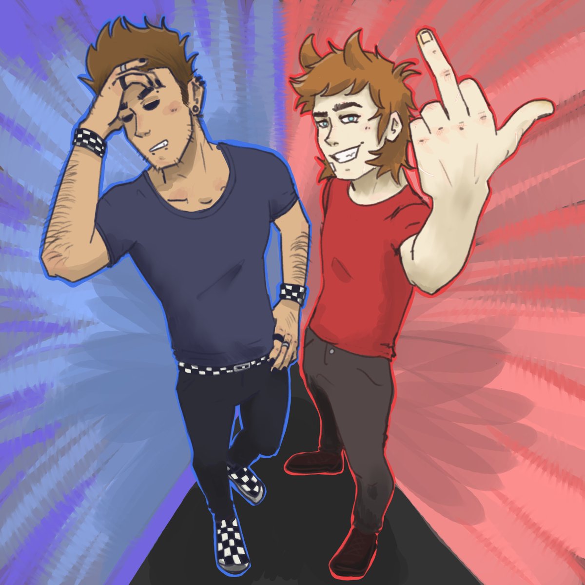 Tord1200's tweet photo. Tomtord but they still hate each other #eddsworld #tomtord https://t.co/TvWAA4ESlc