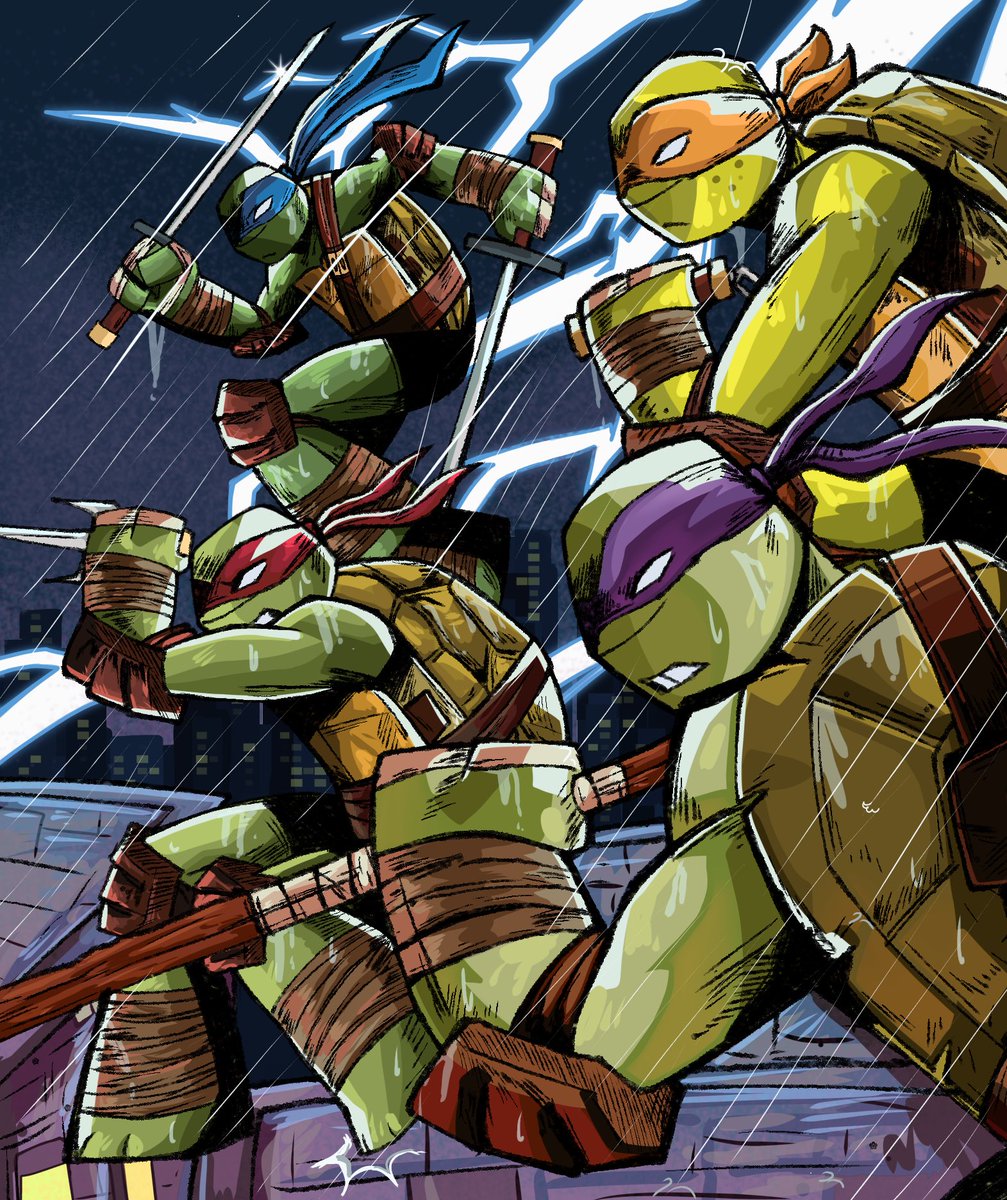 gumigumidummie's tweet photo. I can never draw them too much 

#tmnt2012 #TMNT https://t.co/JrskxF1er4