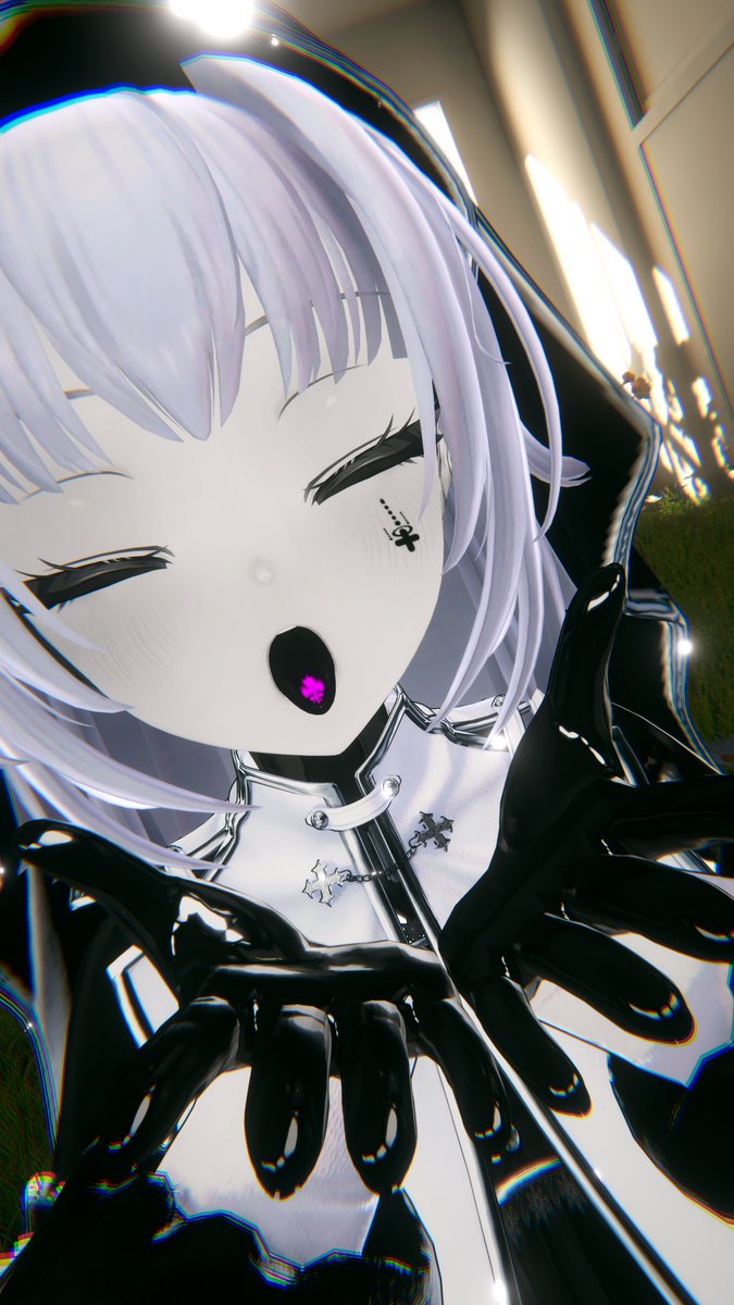Sr_Kuro_VRC's tweet photo. good morning! 
with tongue! https://t.co/PAn3dLlxTw