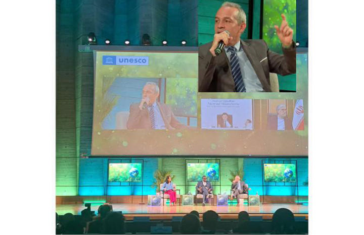 DiarioArtemisa's tweet photo. #Cuba presenta ocho propuestas para impulsar la ciencia sostenible en Conferencia Mundial del Decenio Internacional de las Ciencias 2024-2033. En este escenario el ministro @ArmandoRguezB denunció las limitaciones que impone el bloqueo al desarrollo biotecnológico. #CubaSoberana https://t.co/6KyH4vhuT6