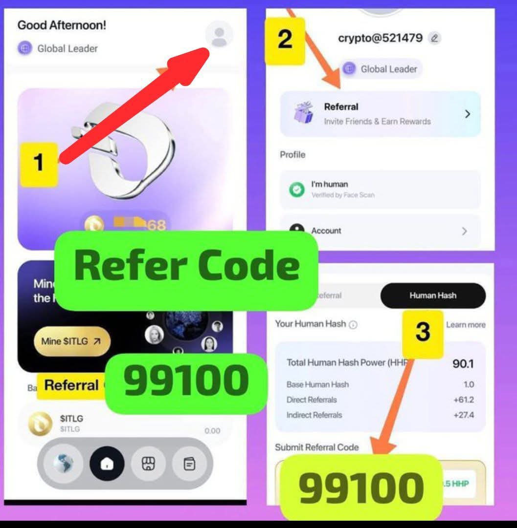 Interlink_99100's tweet photo. @reina_itl @inter_link If You Not 🚫 Received KYC slot To Follow This 5 Step
✅Add 99100 Code and Get 500 #ITLG Token Free 

✅ Increase Your HSC

✅ Daily Mining ⛏️ 

✅ Group Mining ⛏️ 

✅ITLX Wallet Spot + Future Trading 

#Interlink #ITL #ITLG #KYC

Telegram 👇🏻
 @Interlink_99100 https://t.co/lRMgrX6Caa
