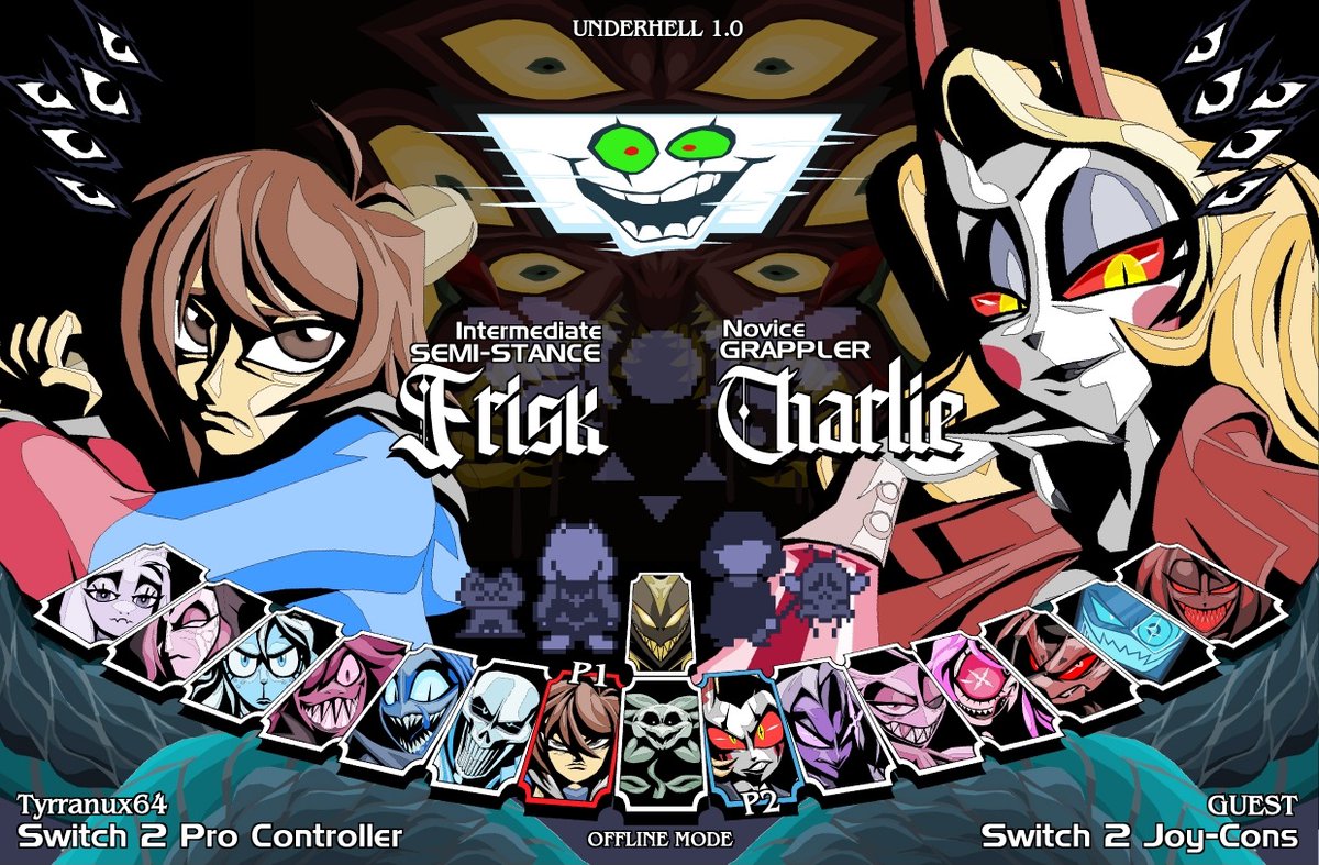 tyrranux's tweet photo. #floweytheflower #charliemorningstar #frisk #undertale #hazbinhotel #crossover https://t.co/7tmfrt9woM