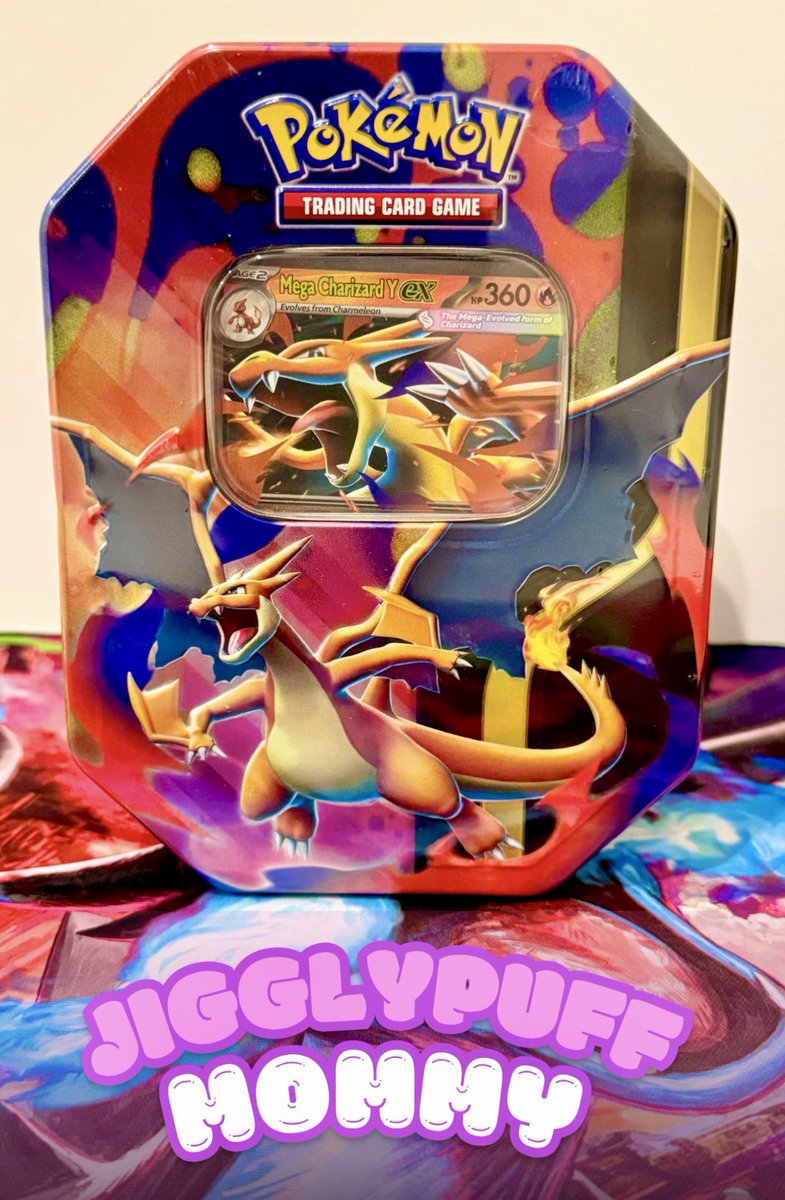 parkyspokestop's tweet photo. ⭐️POKEMON GIVEAWAY⭐️

I’m teaming up with @jigglypuffmommy to bring you guys a fire givvy 👀 the winner will receive this Mega Charizard Y Tin 🔥

To enter:
-Follow @jigglypuffmommy and @parkyspokestop➕
-Like ❤️
-Repost ♻️
-Optional: Tag a friend!

Winner drawn 7/23 :) https://t.co/QI61itIwSO