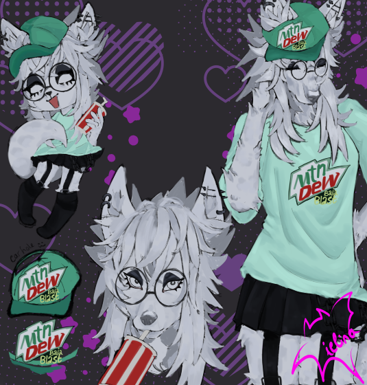 VielinaRose's tweet photo. Done <3 Had permission to post :3 #art #artistic #digitalart #furry #furryart #furrycommissions #clipstudio #smallartist #charactersheet https://t.co/K9XzzXsWYC