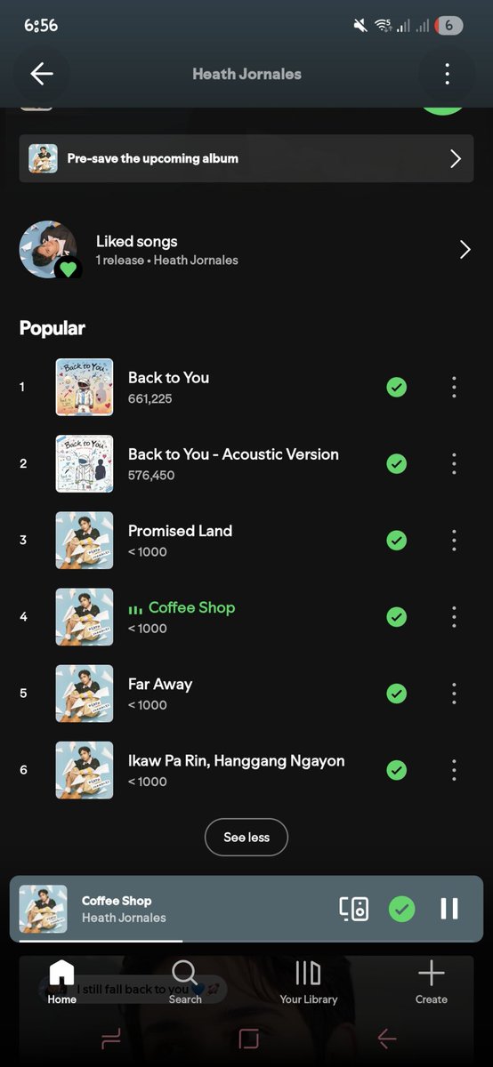haydhdk's tweet photo. Kakauwi lang galing graveyard shift and ngayon ko lang totally napakinggan lahat ng songs. I must say...Lodi ka talaga Heath Jornales! Napaka astig mo. At the age of 17 nakapagcompose ka ng songs na super gaganda 🥰😍
HEATHJORNALES EP OUT NOW
#StreamHMJMusic https://t.co/HLud5DvAnv