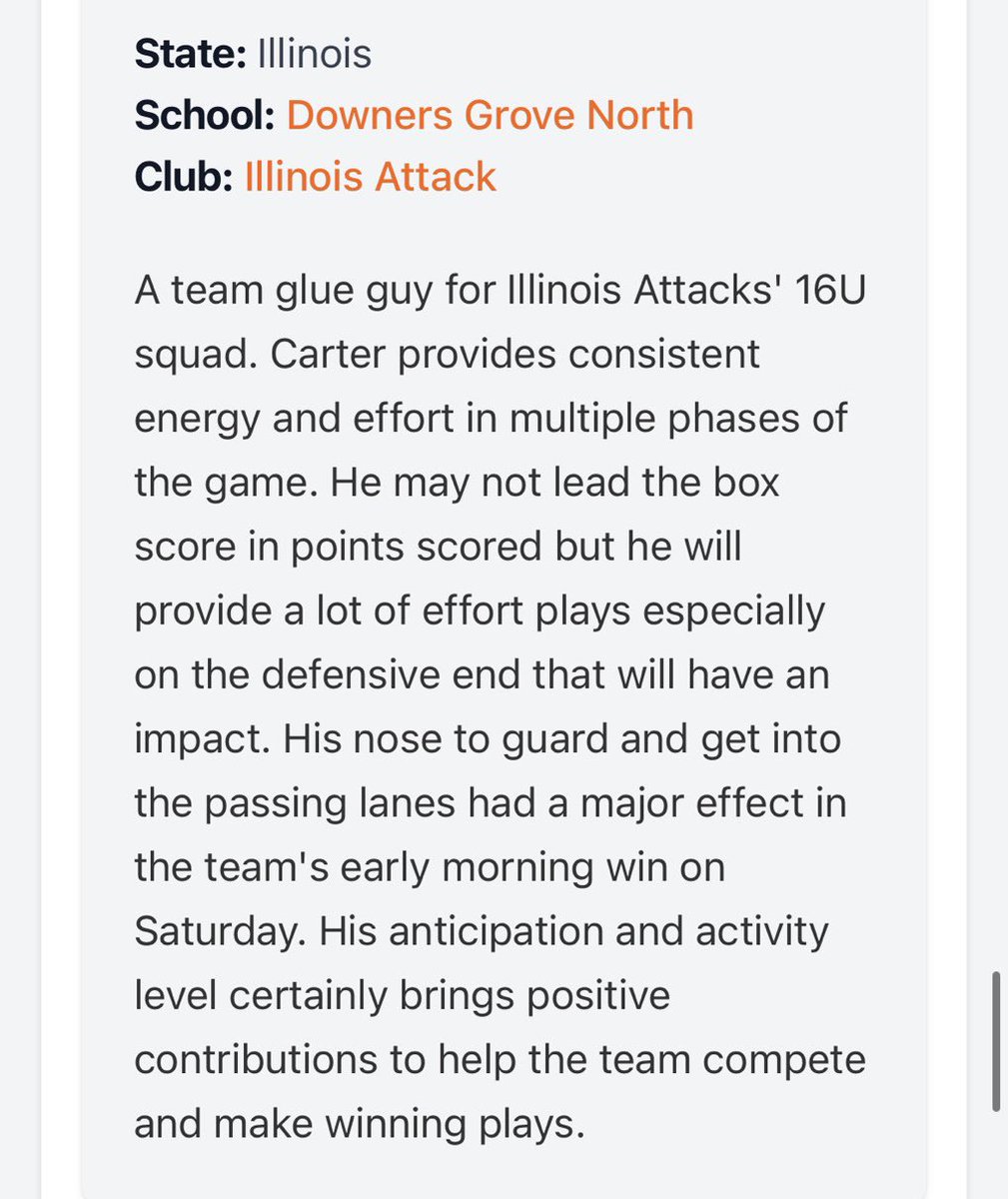 _PeterCarter's tweet photo. Thank you @m_schneid25 and @PrepHoopsIL for the write up. @ILattack16u @DGNHoops https://t.co/2iHhEKdXvp