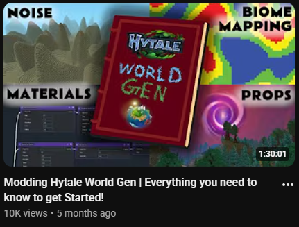 RedstoneEngine0's tweet photo. This video has just hit 10k views which is incredible!
It's been so amazing seeing what this community has created and I'm so glad to have been a stepping stone for some amazing art pieces and worldgen experiences!
#Hytale #HytaleModding #WorldGenV2 https://t.co/vX6OWmfgt2