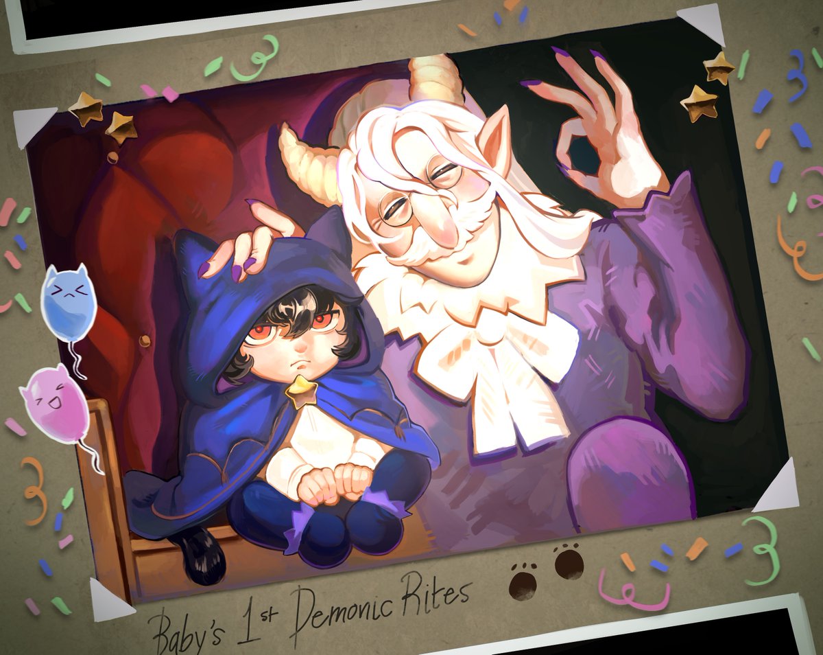 mairuma #入間くん baby's first demonic rites