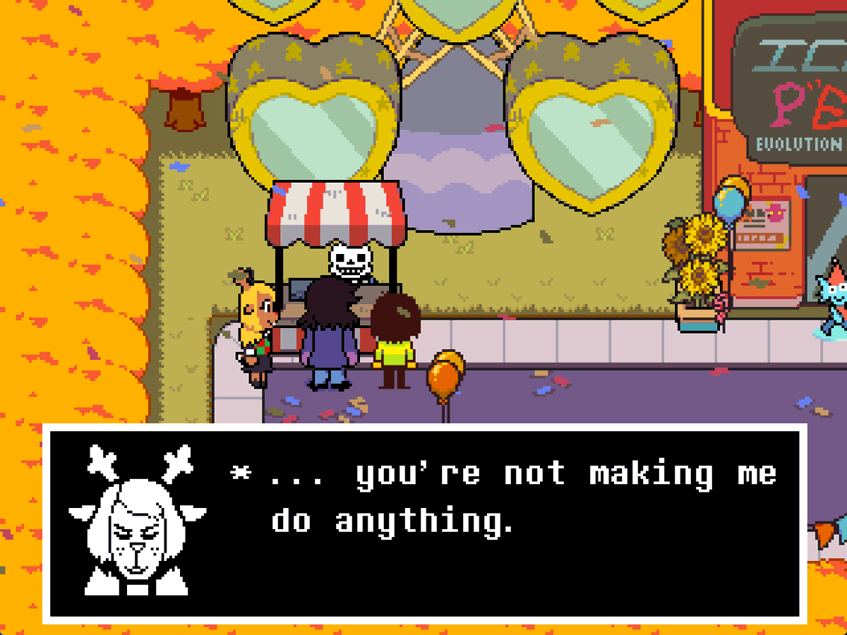 aceofdarts68's tweet photo. Dude I aborted it in chapter 2, I didn't even freeze berdly girl chill #deltarune https://t.co/4b45ZUyawq