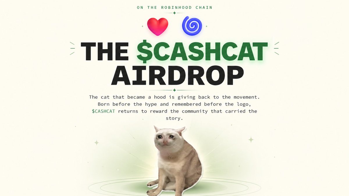 desarivoweb3's tweet photo. CASHCAT memes are actually pretty good.
π https://t.co/weVW7q6Tub
#TokenDistribution #ClaimNow https://t.co/uaAf9Qwi7k