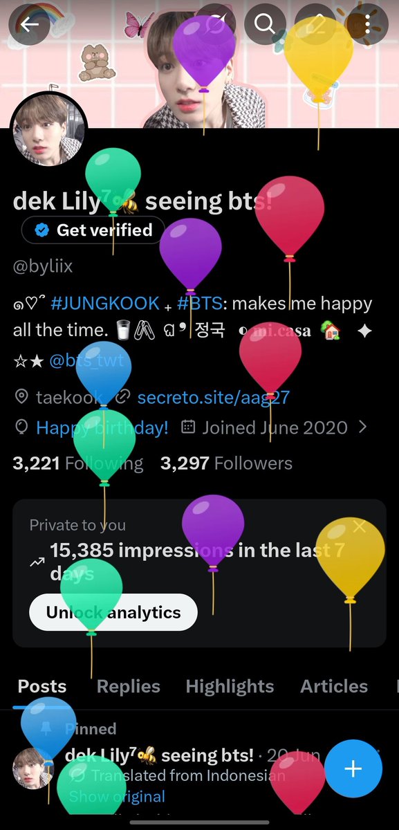 dek Lily⁷🐝 seeing bts! tweet media