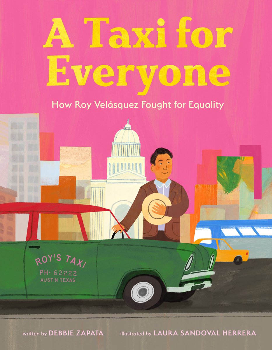 MCChildsBookDay's tweet photo. ENDING SOON !
Don't miss your chance to win! You could win a copy of A Taxi for Everyone: How Roy Velásquez Fought for Equality from Debbie Zapata, the inspirational story of a community hero in Austin, TX.
Go here to enter:
https://t.co/fArQAk7c5W
#ReadYourWorld #kidlit https://t.co/0OWoVMtzyr