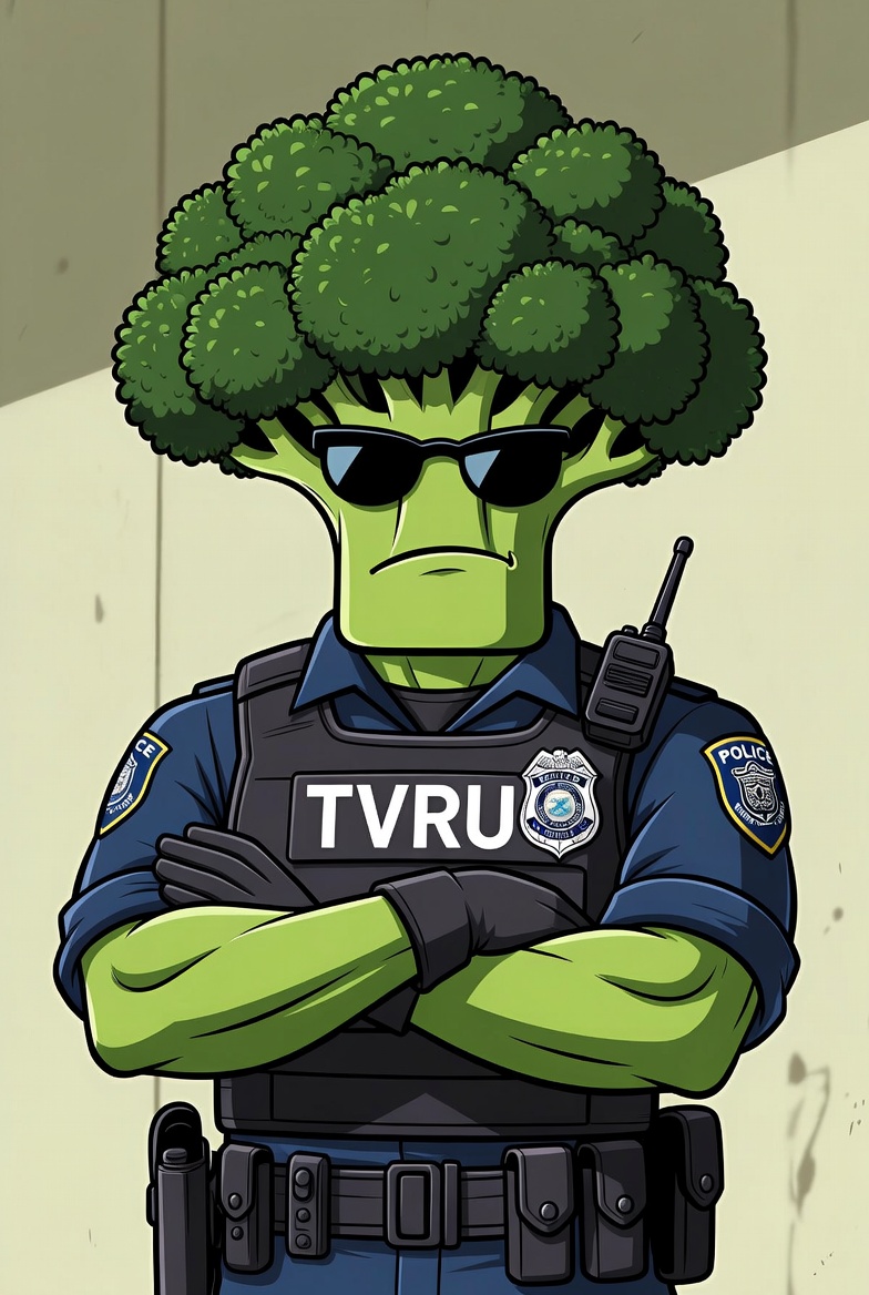 RealGreenpice's tweet photo. **🚨 PERSONNEL STATEMENT 🚨**

Agency Spokesperson:  
"Officer Broccoli has prepared a statement."

Officer Broccoli:  
"Mission accepted."

No Vegetable Left Behind.

#RealGreenPice https://t.co/zGX463Wjde