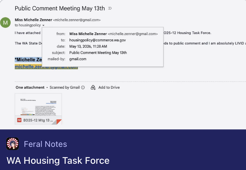 michellezenner's tweet photo. What public comments occur at #HousingTaskForceWA meetings, disappear from public sight, while businesses are allowed full text publishing into the WA Dept Commerce EO25-12 archive.
#wagov #housing #homeless #publiccrecords
#FeralNoteSubstack
https://t.co/rzTpbZwb19 https://t.co/nArbS7j5zs