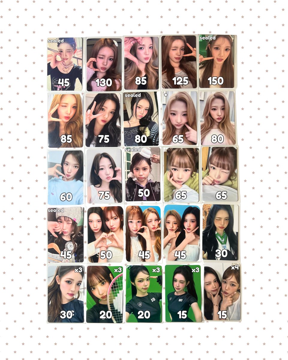 xofrich's tweet photo. ꒰ ⋆˙⟡ wts ` want to sell lfb 🛒 ⋆.˚ ꒱

⌗ hearts2hearts official pc’s
⌗ ‼️take all only‼️ 
(not for sensitive person!)

*harga jangan dijadikan patokan!

📮 first pay first get!
🏡 tng 🇮🇩

t. 하츠투하츠 sell official photocard a-na yuha stella jiwoo carmen ye-on ian juun https://t.co/kBYqXsAs2n