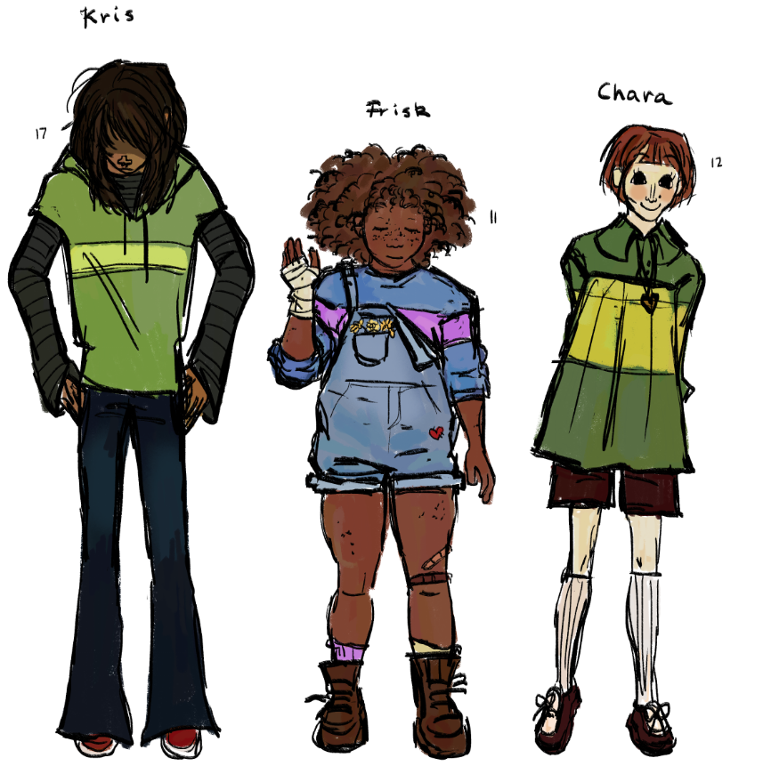 griabuggie's tweet photo. i wanted to draw frisk but every time i draw them i always feel like i have to draw the other kids too So https://t.co/GVE7piTdsH