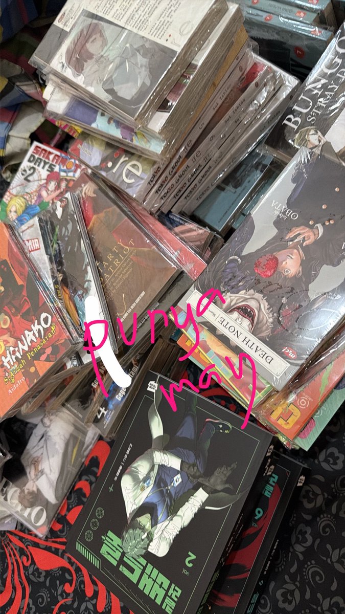 mawaumay's tweet photo. ‼️ WTS KOLPRI ‼️ 
- KOMIK JJK, SAKADAYS, TOKYO GHOUL :RE, spyxfam, windbreaker, BSD, CSM, MHA, Solo Leveling, Death Note, Killer Peter
- FIGURE ( Nendoroid, Look Up) JJK, Genshin Impact, Spy x Family 
- DOLL ( Chibigurumi ) JJK, Genshin Impact

 (NEGOTIABLE) / DM

#warunganime https://t.co/aDuxIdEe0i