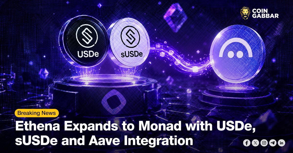 coin_gabbar_'s tweet photo. 🚨Ethena Expands to Monad with USDe & sUSDe Integration
Ethena has launched its USDe and sUSDe stablecoins on the Monad ecosystem, bringing enhanced DeFi liquidity through Aave integration and Stargate support.
🌐 https://t.co/LfvAtbyzdf
#CoinGabbar #Ethena #Monad #USDe #sUSDe #Stablecoin #Aave #CryptoNews #Update