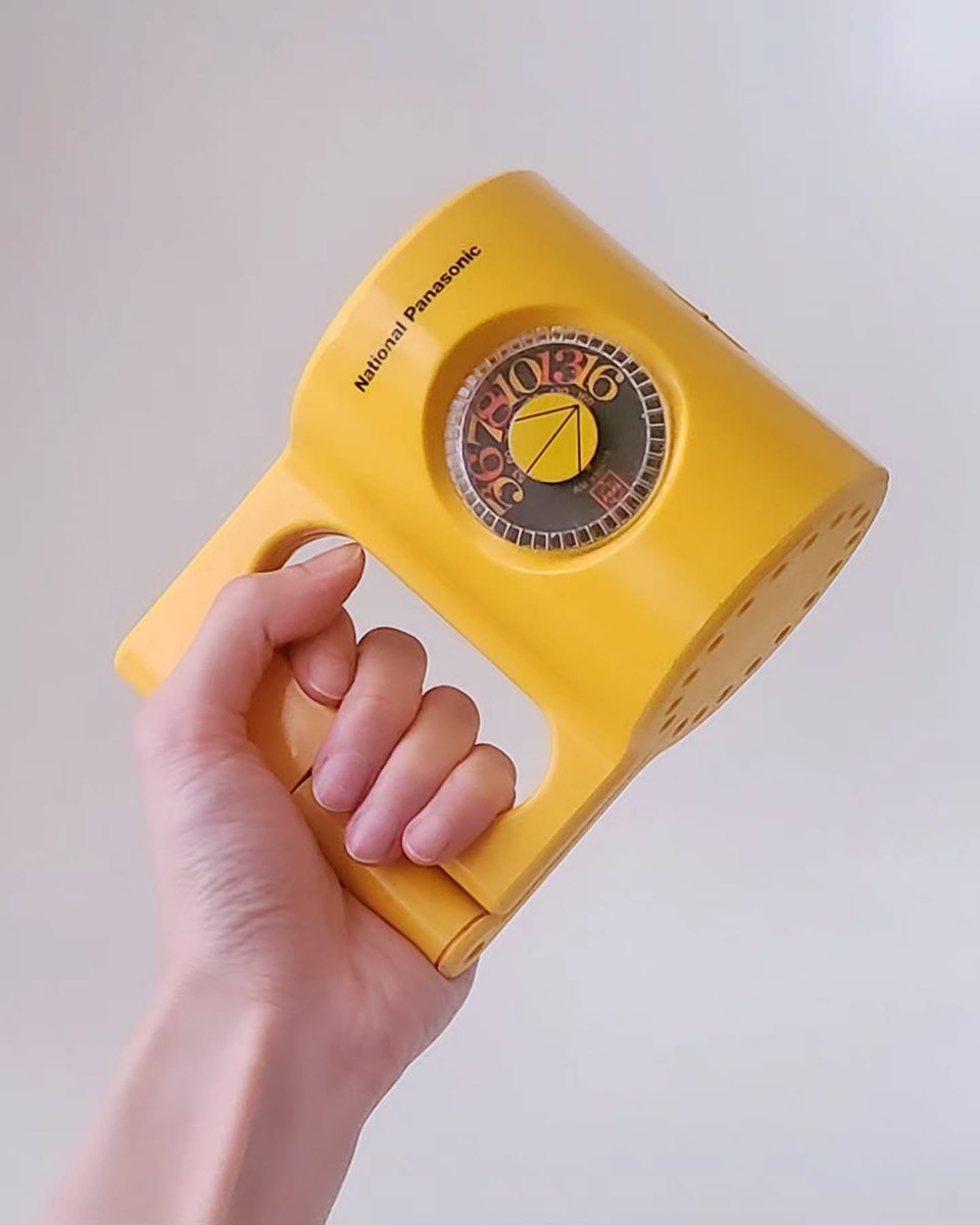 interiorsuckerr's tweet photo. 70s Panasonic “Music Mug” Portable Radio, Japan https://t.co/ExkivgMOeg