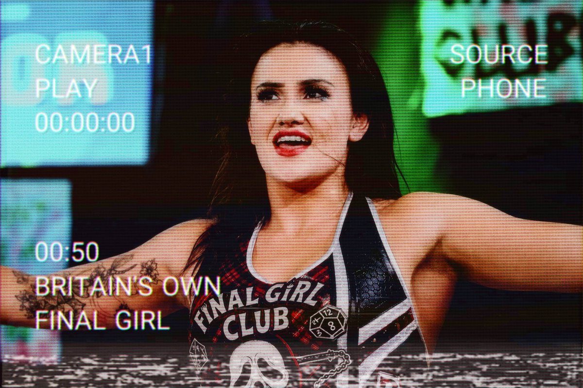 CaseyElliottFX's tweet photo. Heh. Another one bites the bloody dust & i barely broke a sweat! So.. keep them coming @TWALiveEvents & I'll keep brawling my heart out ๐ช #BritainsOwnFinalGirl #BekindAndRewind #QueenOfTheSilverScream https://t.co/3rGcckEk8z