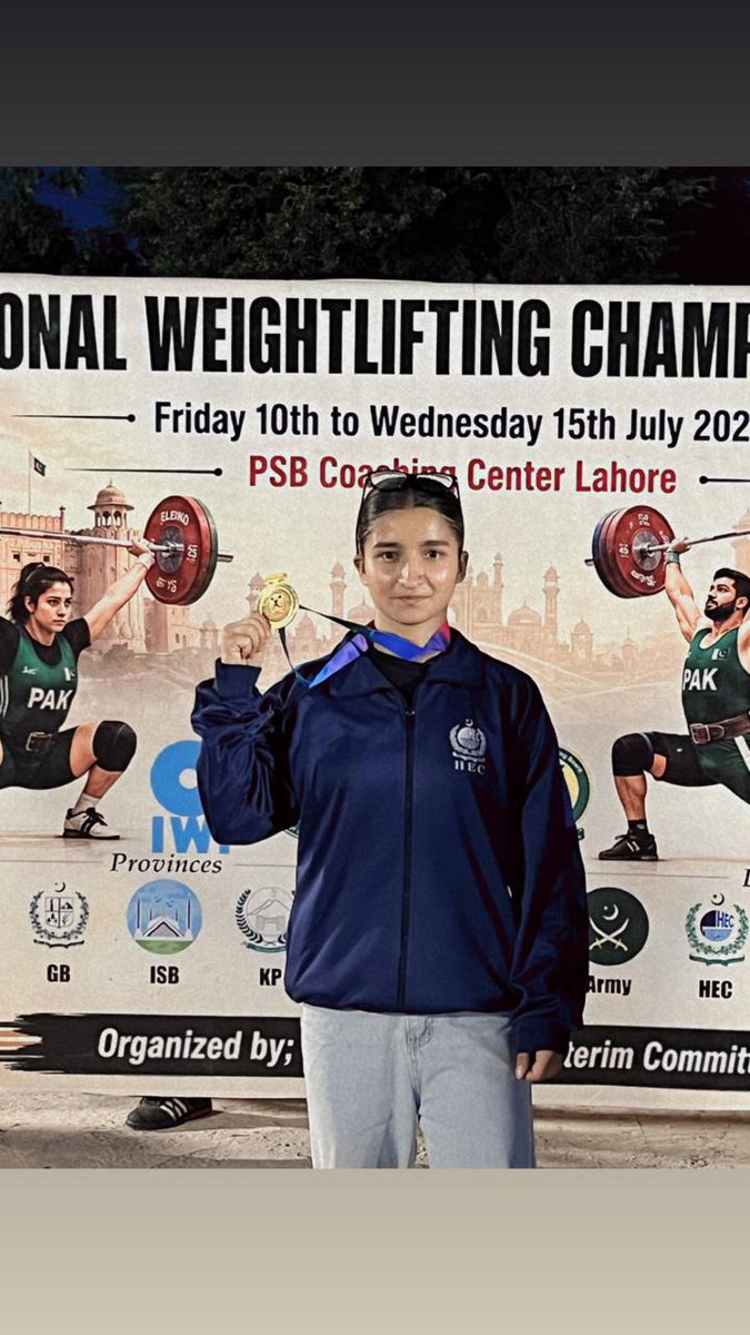 hecpkofficial's tweet photo. HEC emerged as the overall champion in both the Women’s and Men’s categories at the National Weightlifting Championships 2026, held at the Pakistan Sports Board Coaching Centre, Lahore. https://t.co/FxD8njGDNv