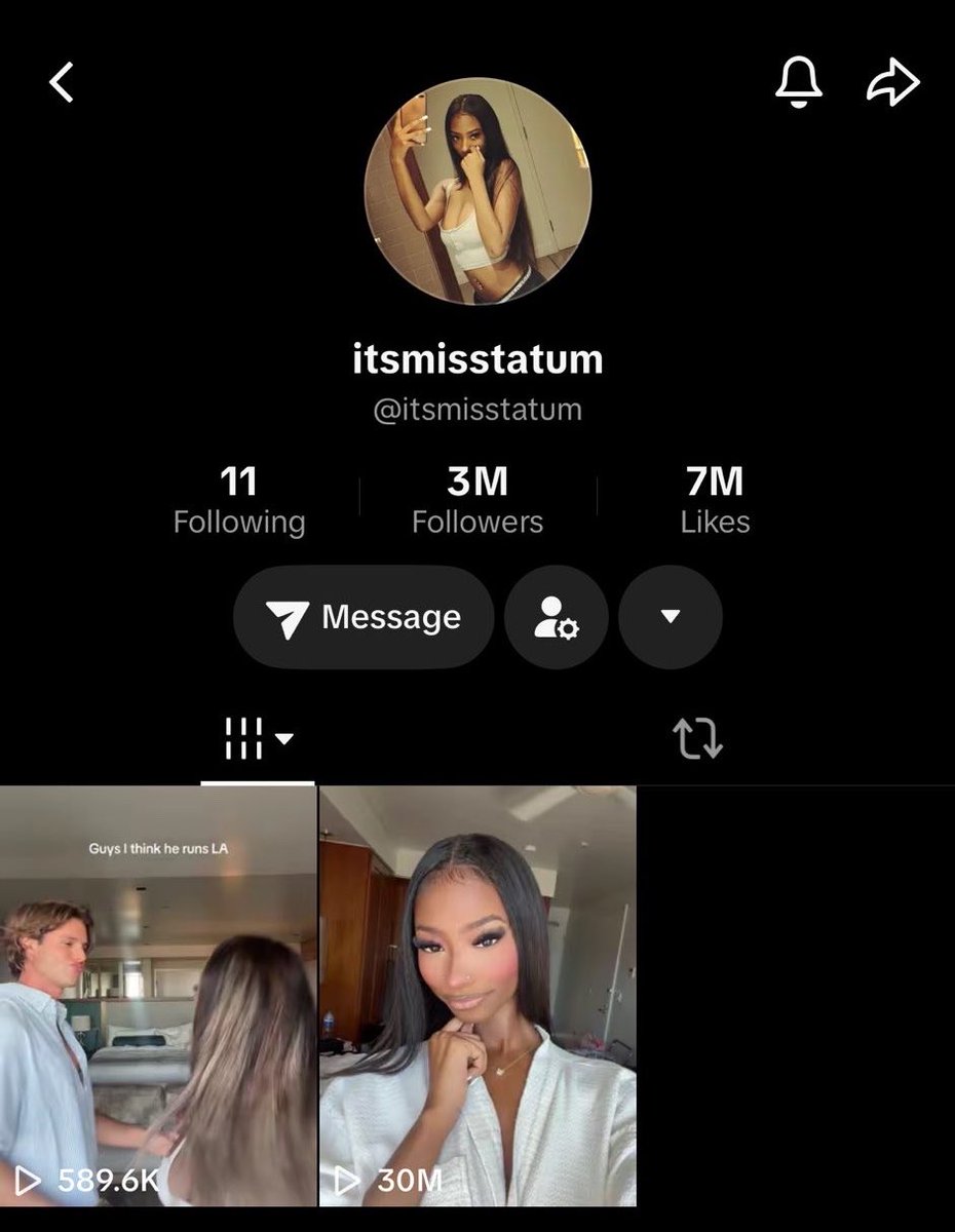BrinityUpdates's tweet photo. Trinity has surpassed 3 million followers on TikTok https://t.co/mTesZ6WxgH