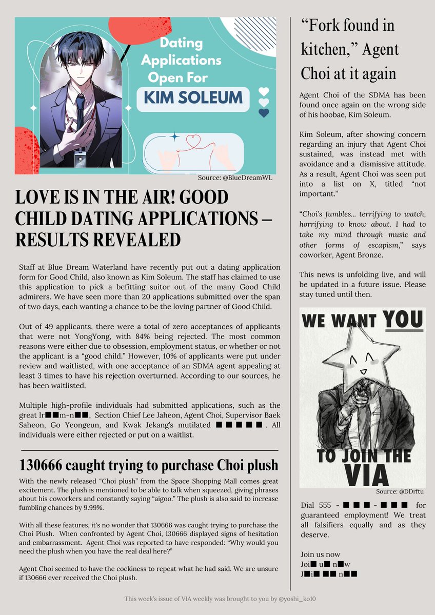 VoidIAgency's tweet photo. Listen here folks~
Missed out on the hottest topics? Worry not, We've got you covered with **#VIAWEEKLY**
The most accurate, and consistent newsletter on what's happening around you. 

We at Void Investigation Agency are proud to release the first issue of our weekly newsletter~! https://t.co/BY10Q50lbB