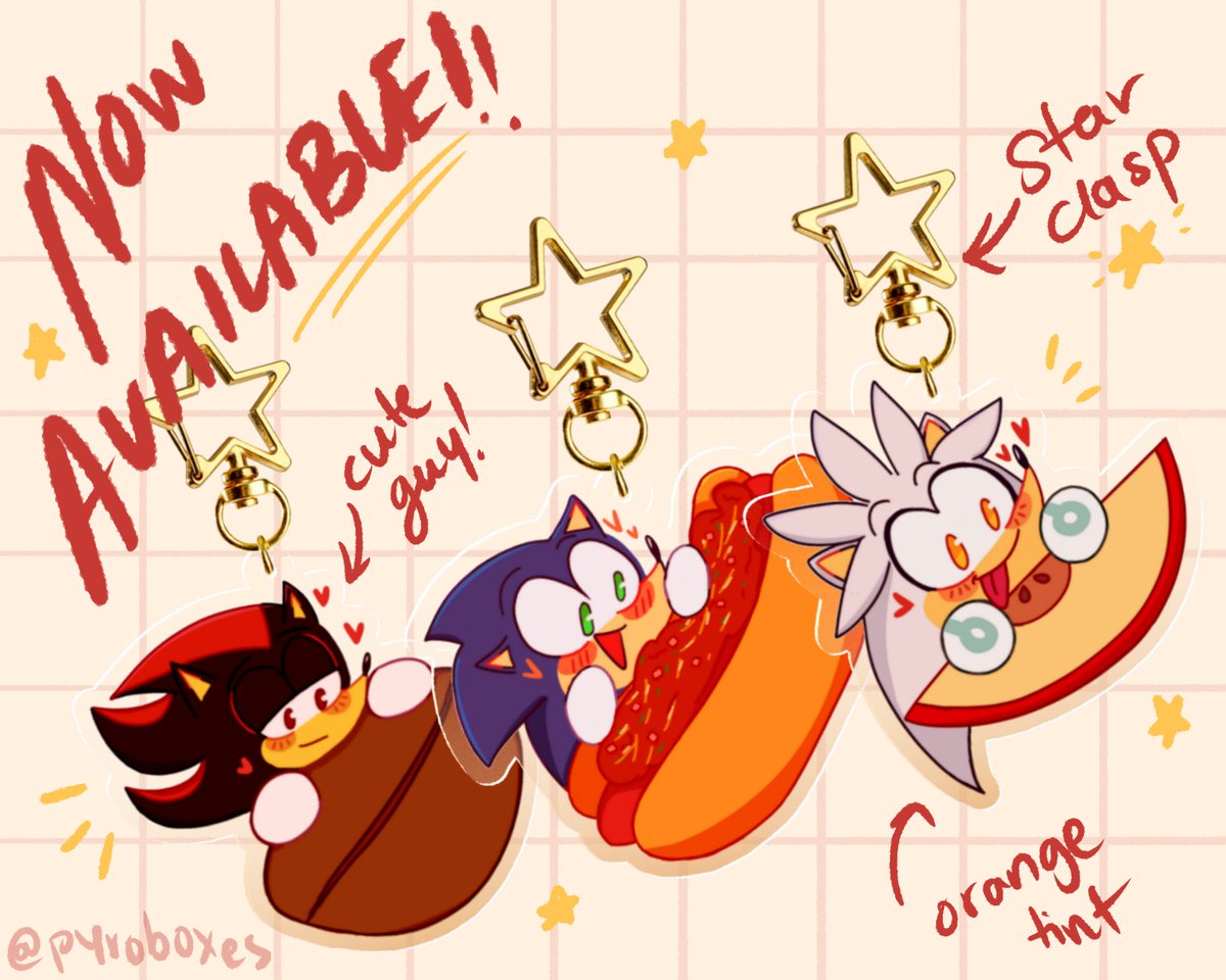 pyroboxes's tweet photo. ‼️ NEW RELEASE ‼️ 
👉 TRIPLE S W/ FOOD COLORED ACRYLIC KEYCHAINS

Previously released them for the Malaysian community, now they're available on my online store! They're my first ever merch!

https://t.co/yTSVmubpbr https://t.co/lHNpCSQYqs