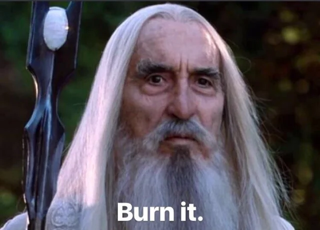 cTheImpaler's tweet photo. @NewsWire_US "Prime Minister Saruman, how will we house 6 Gorillion more Indians with all of these beautiful forests around?" https://t.co/stQIc8K90d