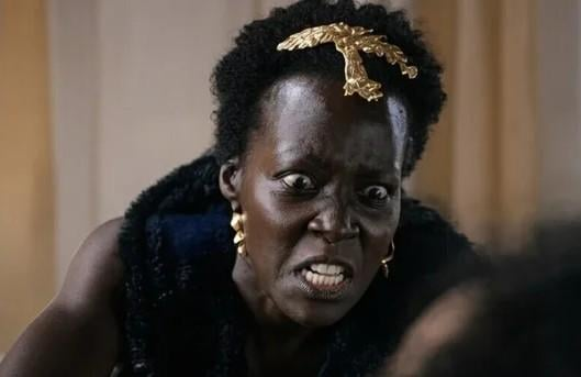 The_Hellenist's tweet photo. The great part about the Odyssey movie is that it exposes Hebrew Hollywood's hatred of Europe and fanatical desire to destroy our culture at its root.

Black Helen is a flagrant assault on European beauty—and every white person instinctively knows this.

The global slave revolt in morals, of Yahweh versus Zeus, of ugliness versus beauty, is coming to a head.

Lucky for us, loud-thundering Zeus who holds the aegis is ruler of heaven and earth. He will chain Yahweh-Typhon back in Tartarus and save his beloved Europa from the "Monster of Sinai."