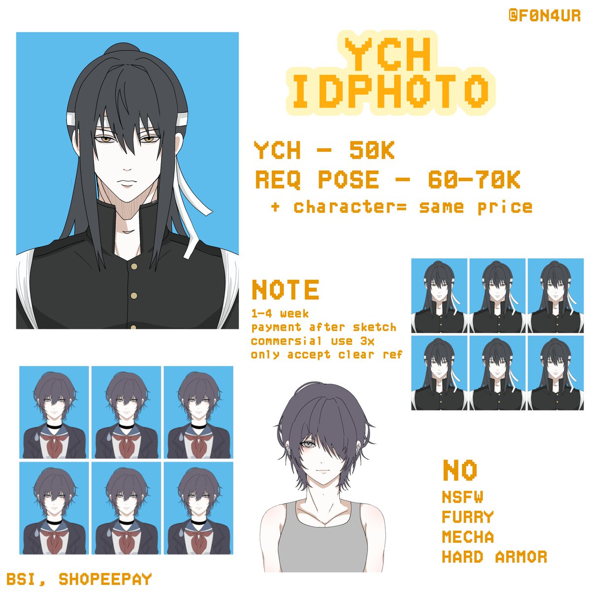 F0N4UR's tweet photo. 🍋COMMISSION OPEN🔆
[RT/♡] really appreciate!
BATCH 1 (0/5) SLOT [mention after DM]
#commission #artistidn #zonauang 
more commission⬇️ https://t.co/QKwteWWbvo