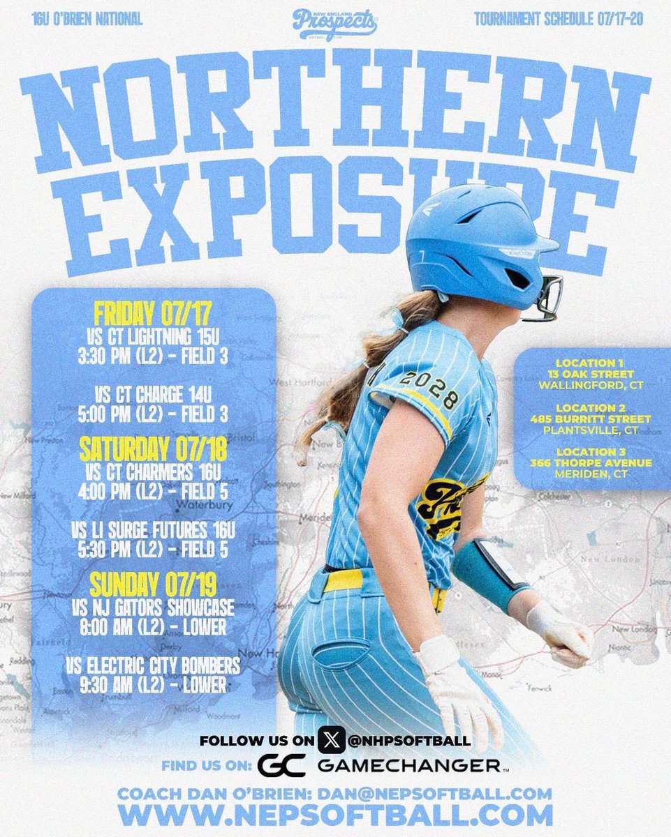 MMilingsoftball's tweet photo. Headed to Connecticut for another great weekend!!
@SCPrideSoftball @FPUSoftball_ @SimmonsSoftball @WestConnSB @RiverhawkSB @SBRRetweets @CoastRecruits @CoastRecruitsSB @USASoftballREC @IHartFastpitch @SoftballDown https://t.co/yPC3iXpnjc
