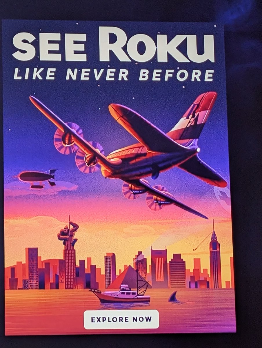 Fukzios's tweet photo. @RyanRozbiani Roku ad they're telling you in plain sight https://t.co/rNHd4jk34N